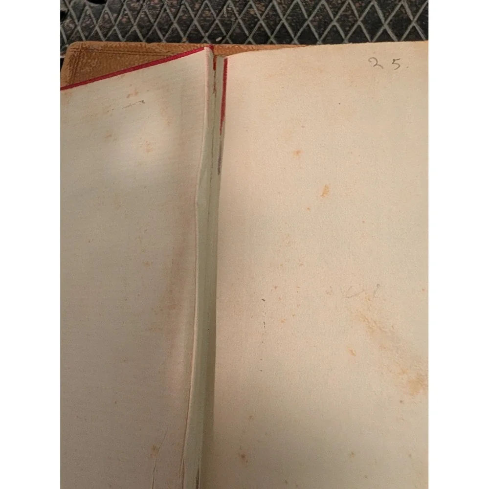 Antique 1895 The Children's Portion  Louis Klopsch Red Gilt